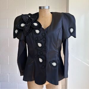 Black & Silver Blazer